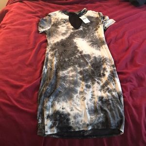 Fashion Nova  acid wash dress